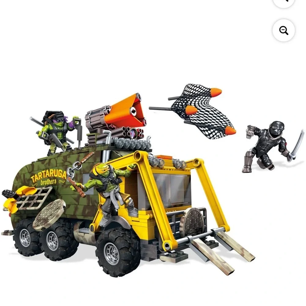 Mega bloks Teenage Mutant Ninja Turtles battle truck set new in sealed box rare